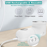 Fabric Shaver Rechargeable, Lint Remover with 3 Blades, Portable Sweater Shaver Lints Fuzzs Pills Pilling Remover for Clothes, Furniture, Couch
