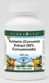 Turmeric (Curcuma) Extract (95% Curcuminoids) - 450 mg (100 Capsules, ZIN: 517042) - 3 Pack