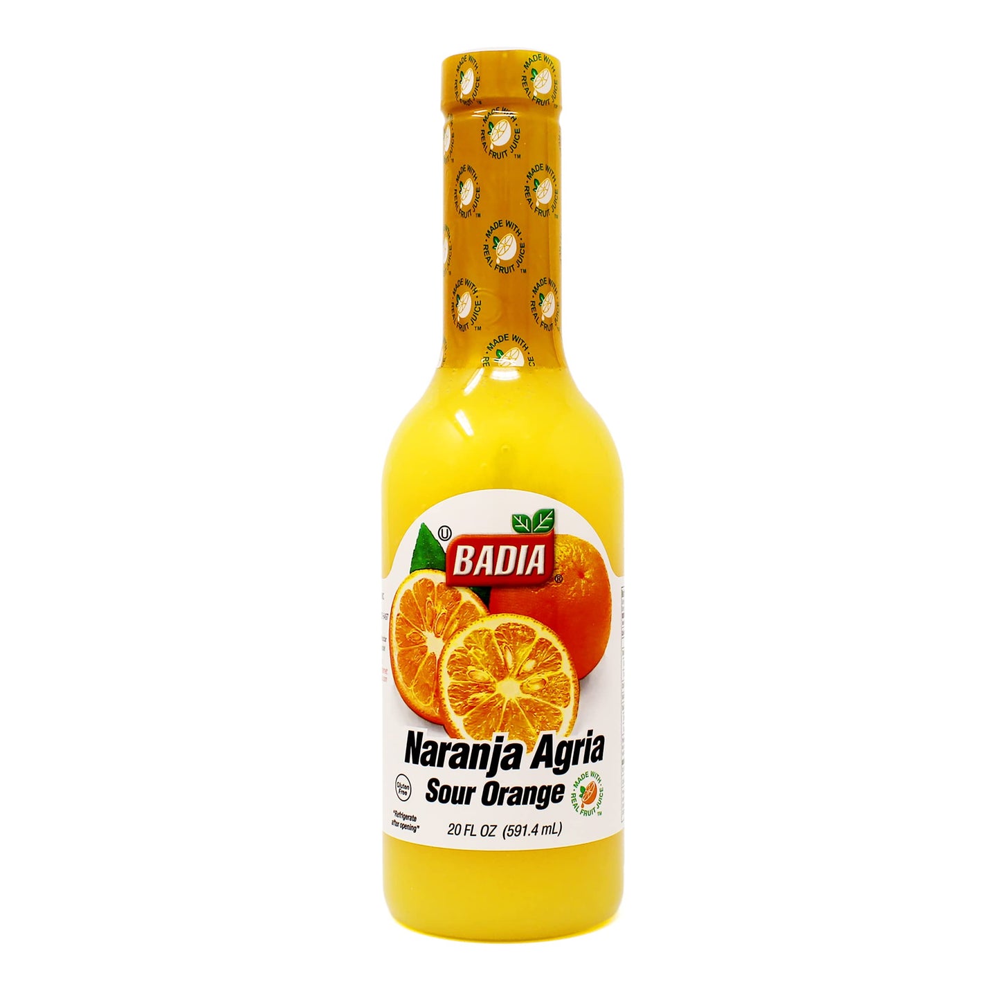 Badia Sour Orange Marinade, Naranja Agria, 20 fl oz - Tangy & Citrusy Blend for Marinating Chicken, Pork, Seafood & More