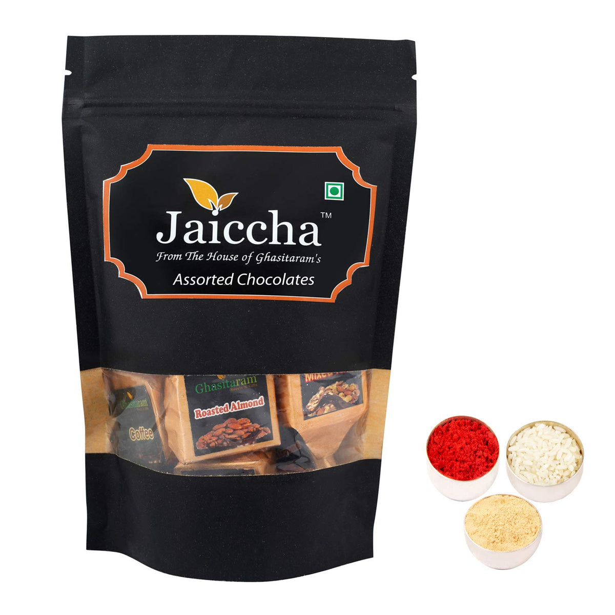 Jaiccha Ghasitaram Bhaidooj Gifts - Assorted Chocolates 200 GMS