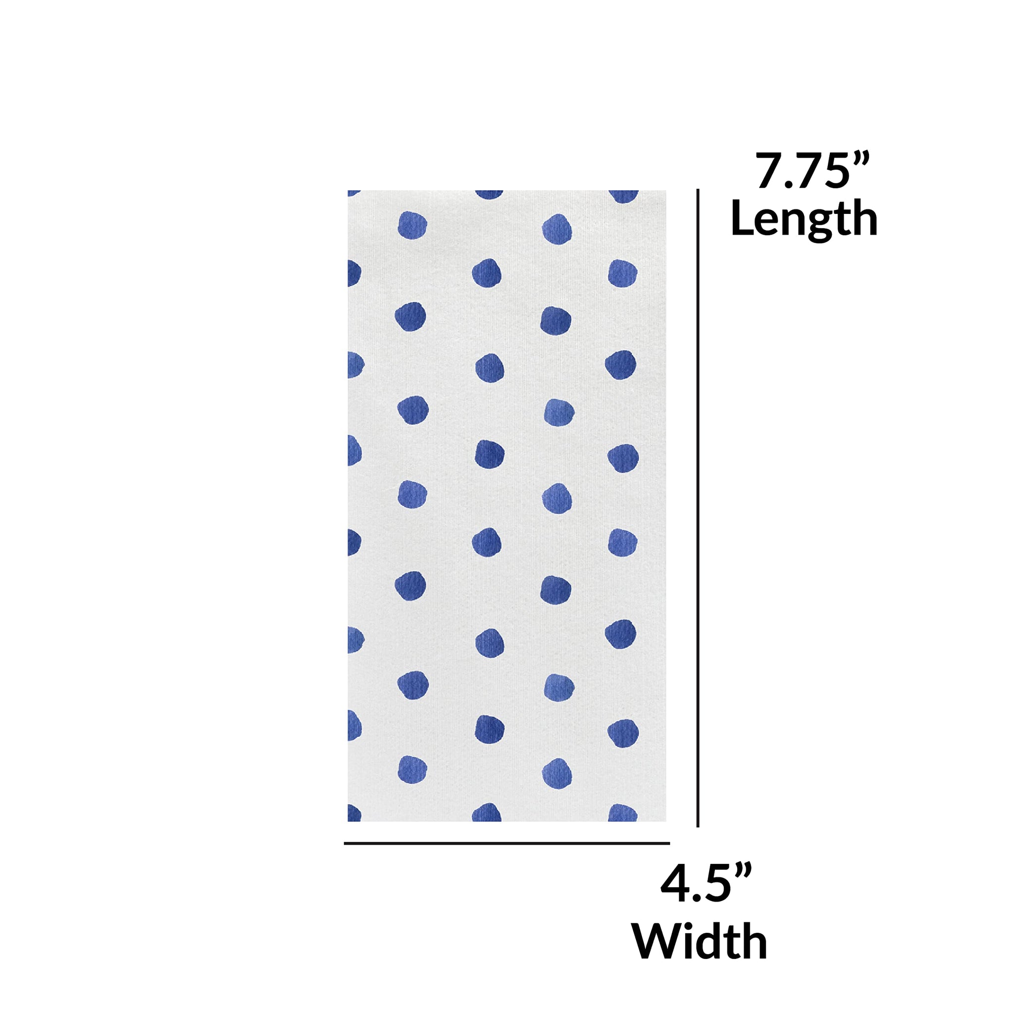 VIETRI Papersoft Napkin Collection Italian Luxury Paper Napkin and Guest Towel (Guest Towels, Dot Blue)