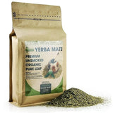 Organic Yerba Mate Loose Leaf Tea - Unsmoked Traditional South American Mate - Natural Energy & Focus - USDA Certified - Premium Aged Leaves - 14 oz.