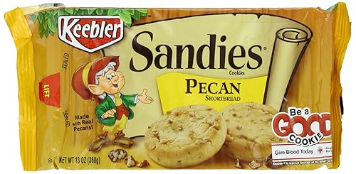 Keebler Pecan Sandies Cookies, 13 Oz (Pack of 6)