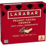 Larabar Peanut Cocoa Crunch, Fruit and Nut Bars, Gluten Free and Vegan, 6 Ct, 9.6 oz