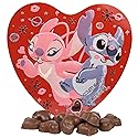 Lilo and Stitch Tin, 10 Individually Wrapped Chocolatey Hearts, Candy Gift Set, 2.12 Ounces