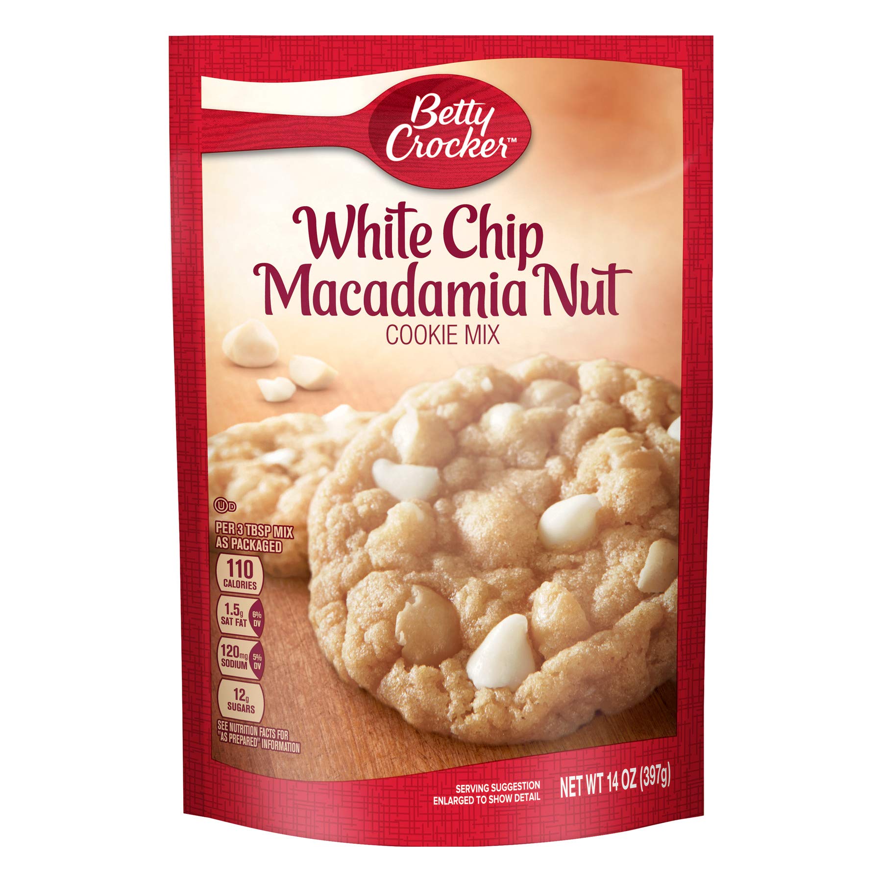 Betty Crocker White Chip Macadamia Nut Cookie Mix (42 oz. Total) (3 Pack
