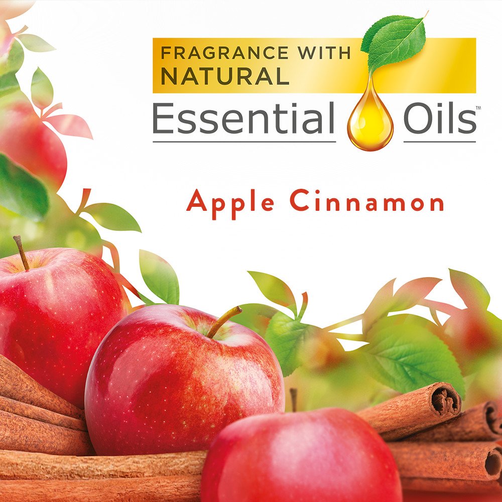 Air Wick Pure Freshmatic Refill Automatic Spray, Apple Cinnamon Medley, 1ct, Air Freshener, Essential Oil, Odor Neutralization, Packaging May Vary