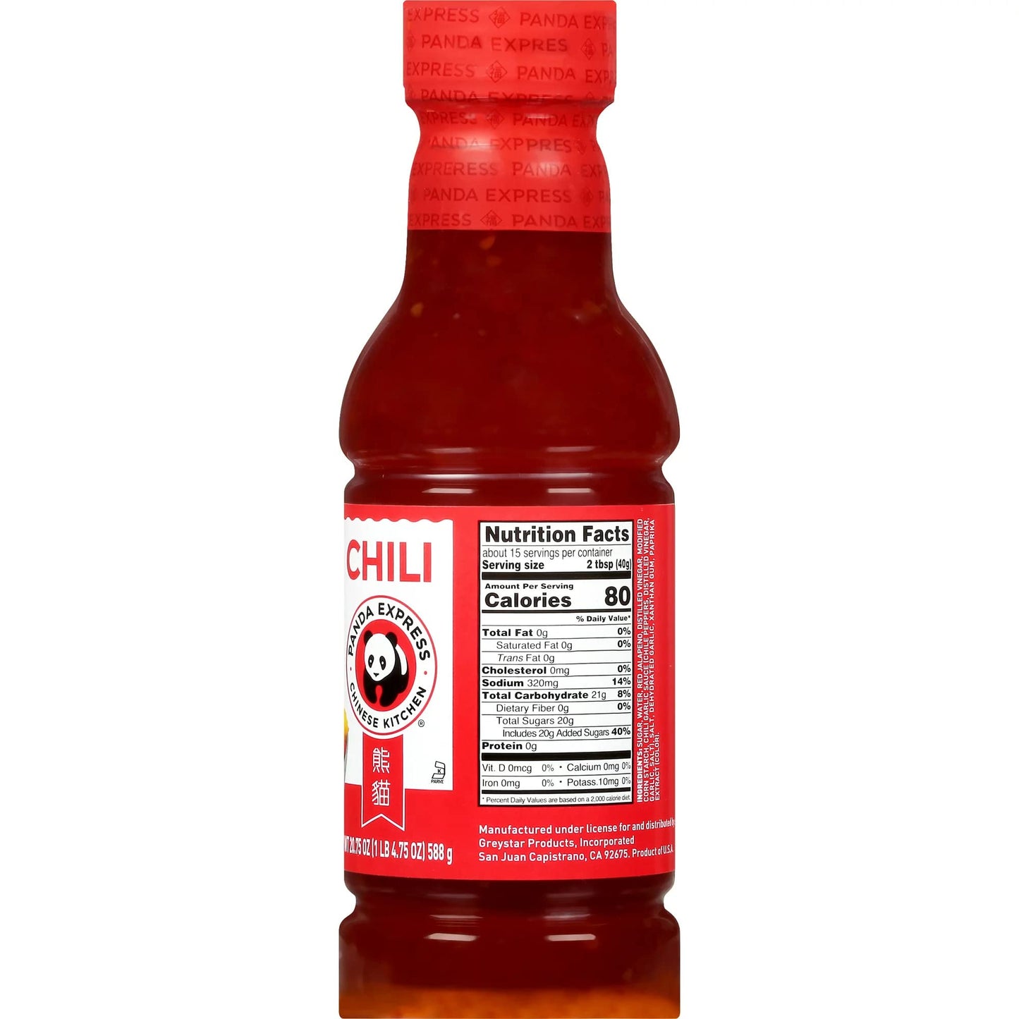 Panda Express Gourmet Chinese Sweet Chili Sauce, 20.75 Oz (Pack of 6)
