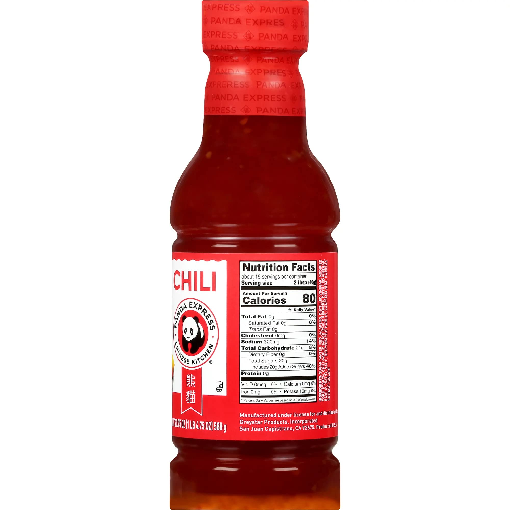 Panda Express Gourmet Chinese Sweet Chili Sauce, 20.75 Oz (Pack of 6)