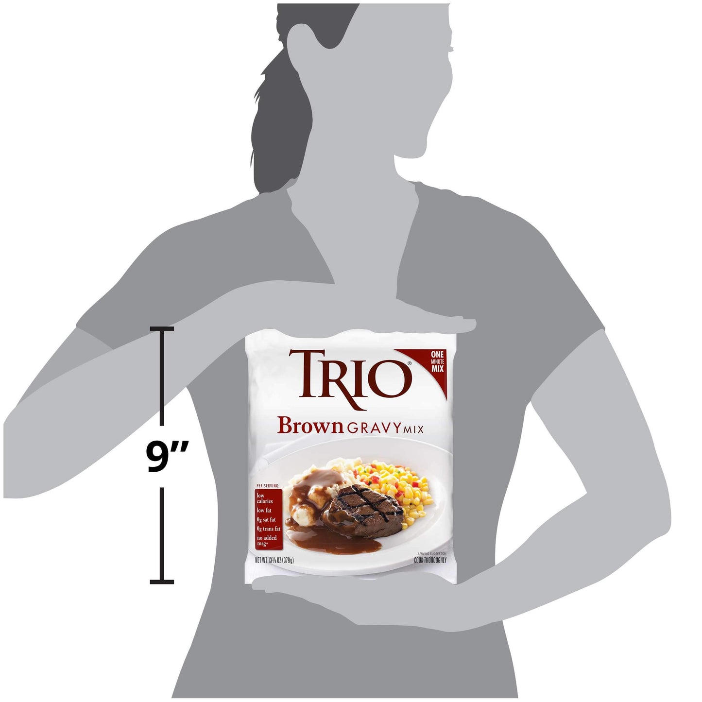 Nestle Trio Brown Gravy Mix, 13.37 Ounce -- 8 per case.