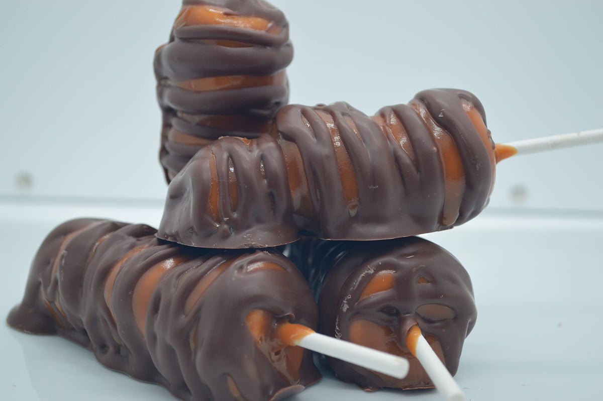 US Sweets Caramel Marshmallow Chocolate Pack - Decadent Caramel Dipped Marshmallows Covered with Milk Chocolate Drizzle | Delicious Gift | Handmade in