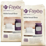 freee Gluten Free White Bread Flour 2.2 lb / 1 kg (Pack of 2) | Premium GF Flour Blend for Baking Breads, Sourdoughs, Rolls & Buns | Xanthan Gum |
