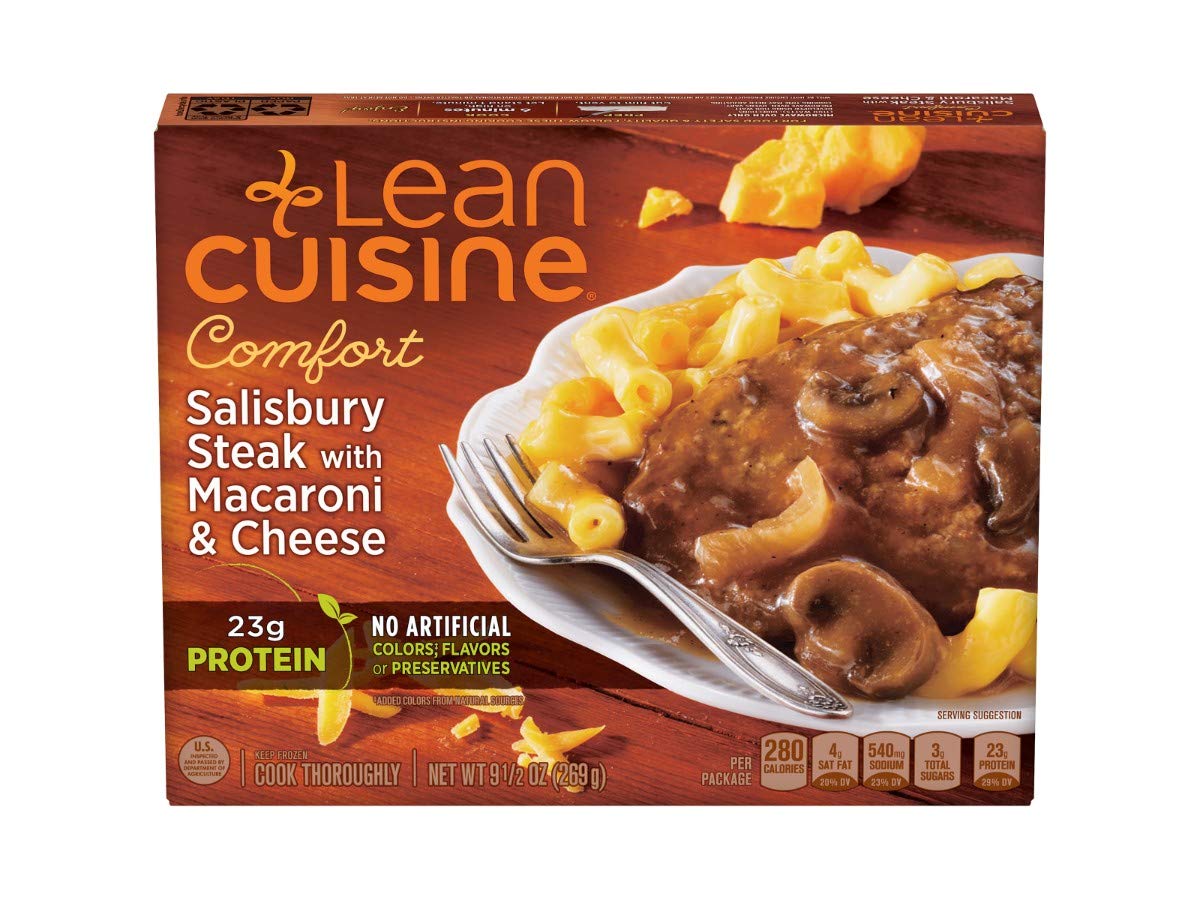 Nestle Stouffers Lean Cuisine Comfort Classics Entree Salisbury Steak, 9.5 Ounce -- 12 per case.