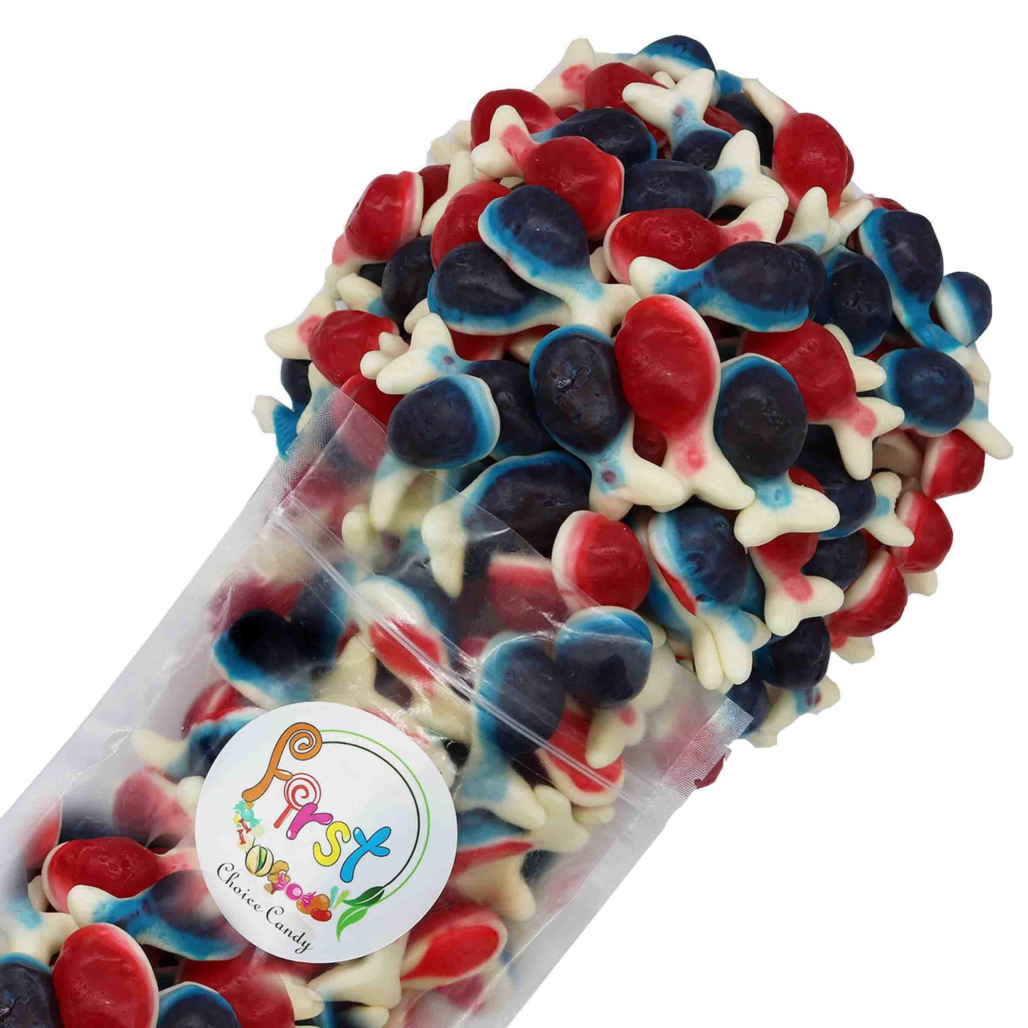 FirstChoiceCandy Jelly Filled Gummy Whales (2 Pound (Pack of 1))
