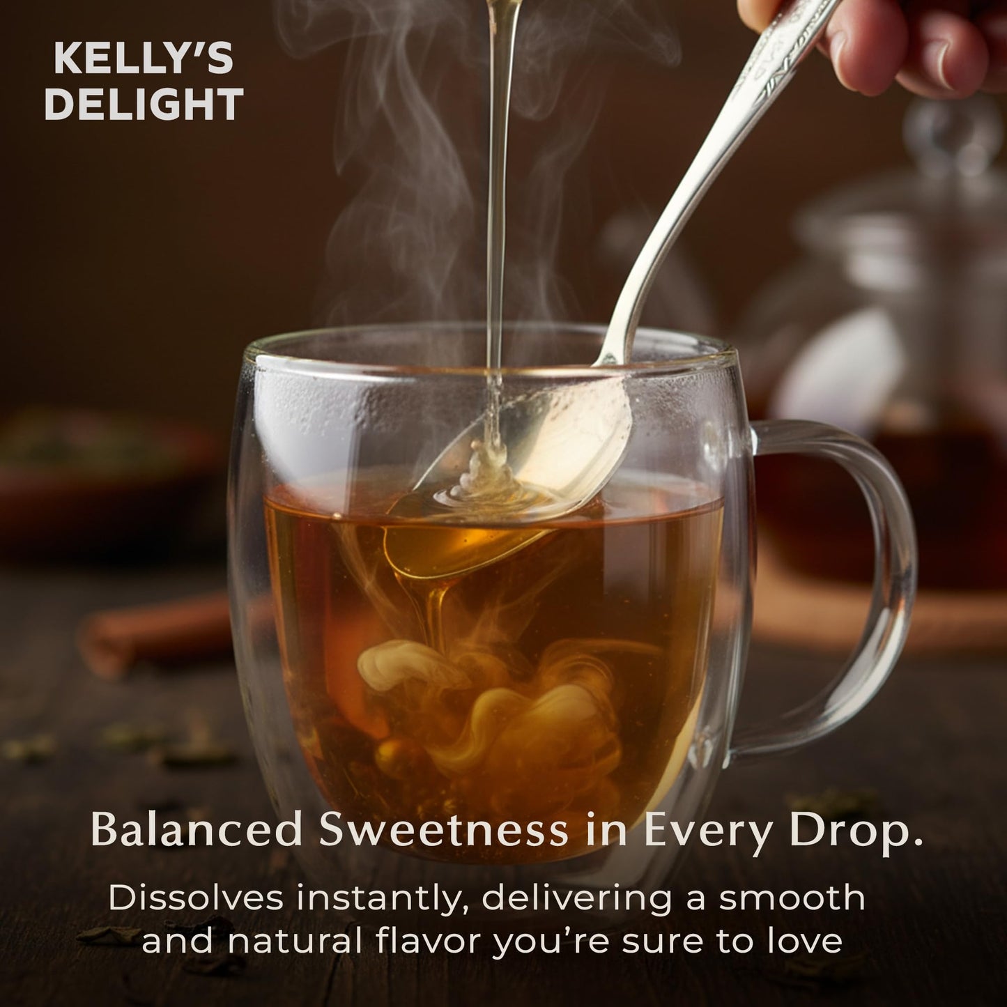 Kelly's Delight: All Natural Liquid Cane Sugar 16oz (473ml)