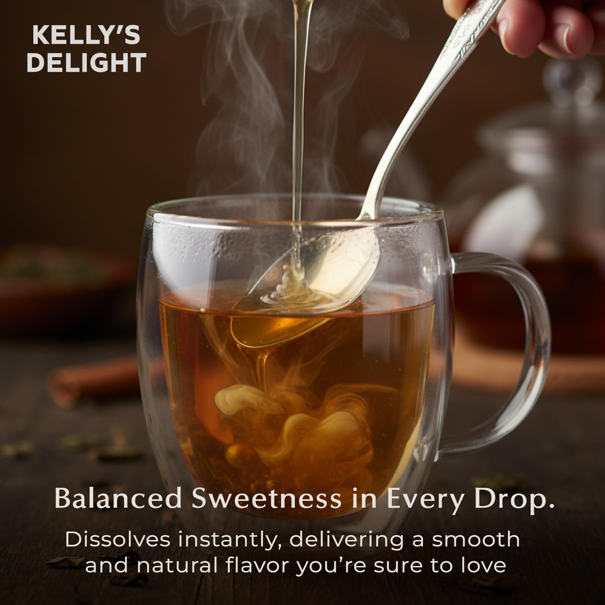 Kelly's Delight: All Natural Liquid Cane Sugar 16oz (473ml)