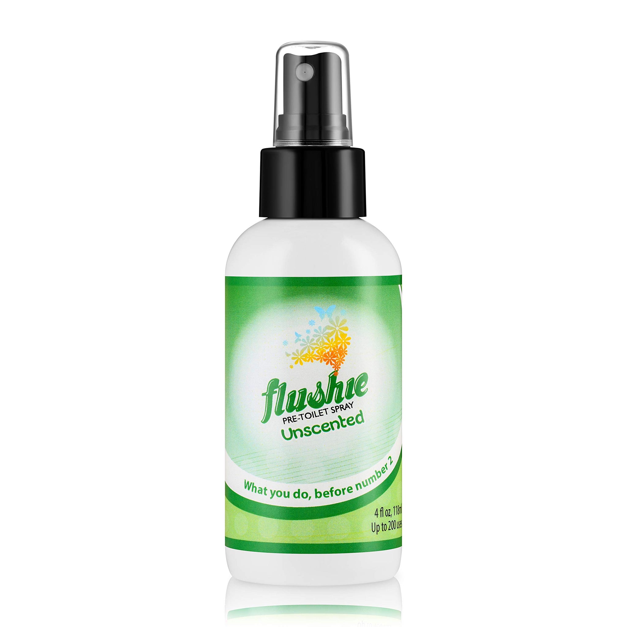 Flushie Pre-Toilet Spray Poop Spray Travel Size Toiletries Bathroom Spray for Toilet Traveling Essentials Poop deodorizer Poop Odor eliminator 4oz