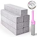 CONLI 8 Pack Pumice Stone Toilet Bowl Cleaner, Toilet Pumice Stone with Handle Remove Toilet Bowl Hard Water Rings Suitable for Cleaning Toilet