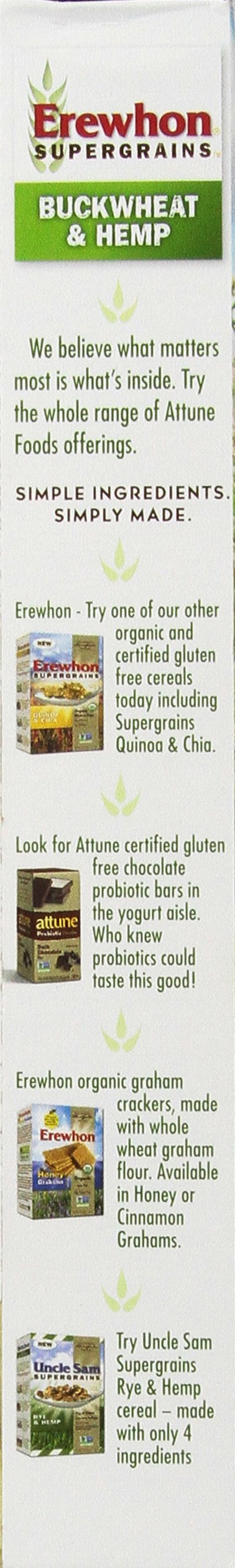 Erewhon Supergrains Buckwheat and Hemp Gluten Free Cereal, 10 Ounce