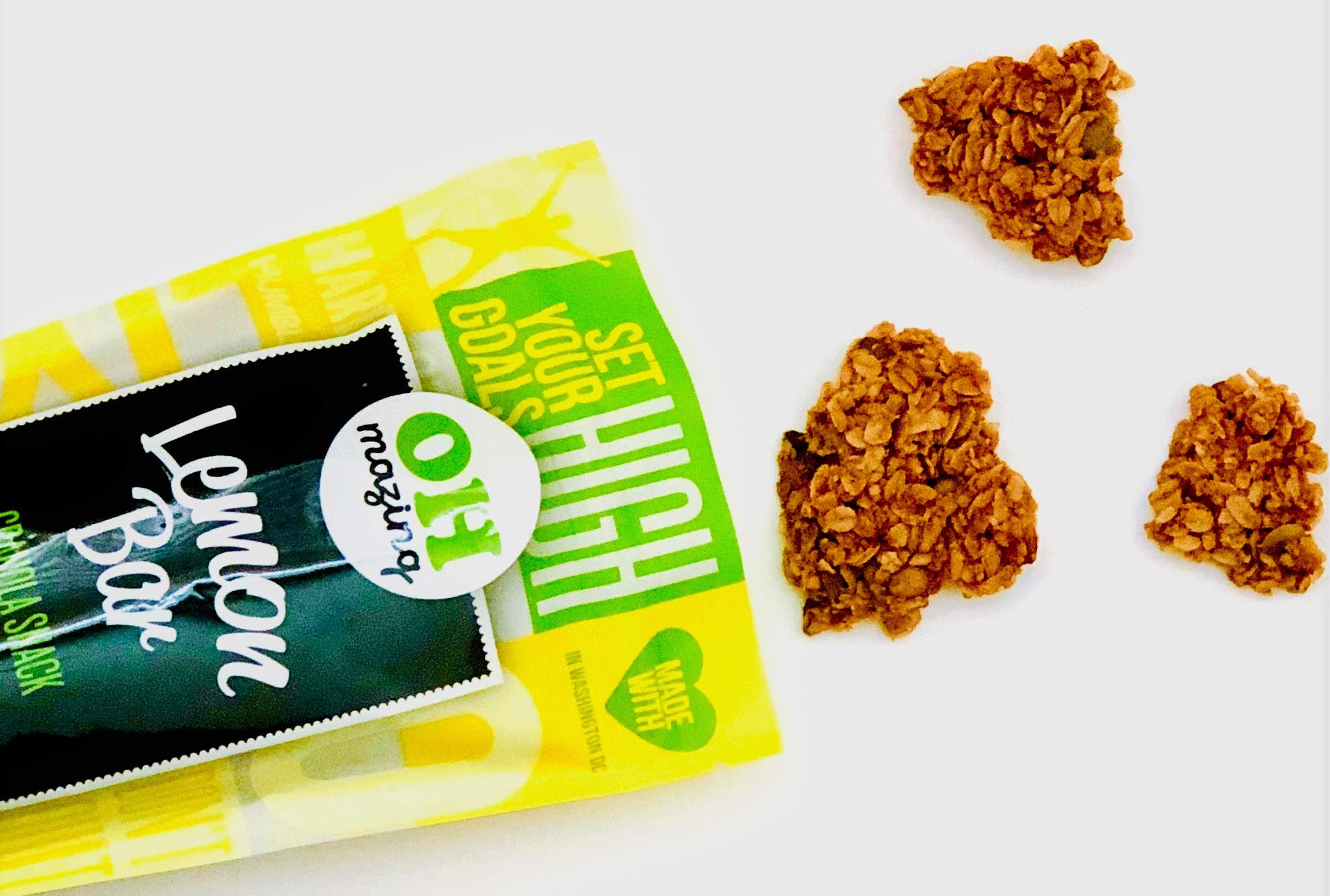 Oh-Mazing Granola Snack, Nut-Free, Gluten-Free, Lemon Bar, 2 Ounce Bag (Pack of 10)