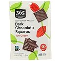 365 by Whole Foods Market Solid Dark Chocolate Square 8 Count, 0.42 OZ