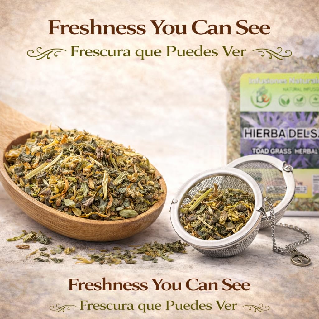 Hierba del Sapo Herbal Tea 4 oz (113g) - 100% Natural Mexican Thistle (Eryngium heterophyllum) - Traditional Loose Leaf Tea from Mexico