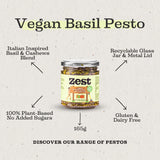 Zest Vegan Basil Pesto 165g