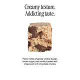 David High Protein Bars - 0g of Sugar, Low Carb, Gluten Free - 28g of Protein, 150 Calories - On-The-Go Snack - Chocolate Chip Cookie Dough Flavor