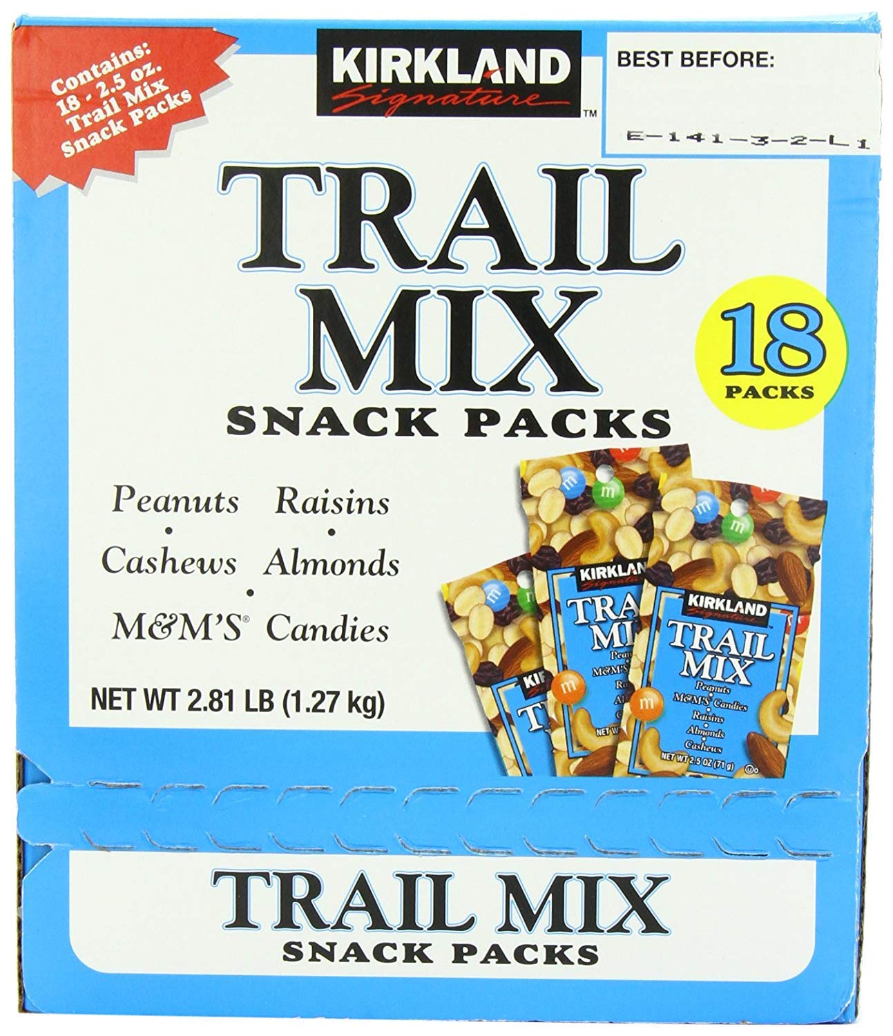 Trail Mix 2 oz Snack Packs, 3 Pack (18 Count)