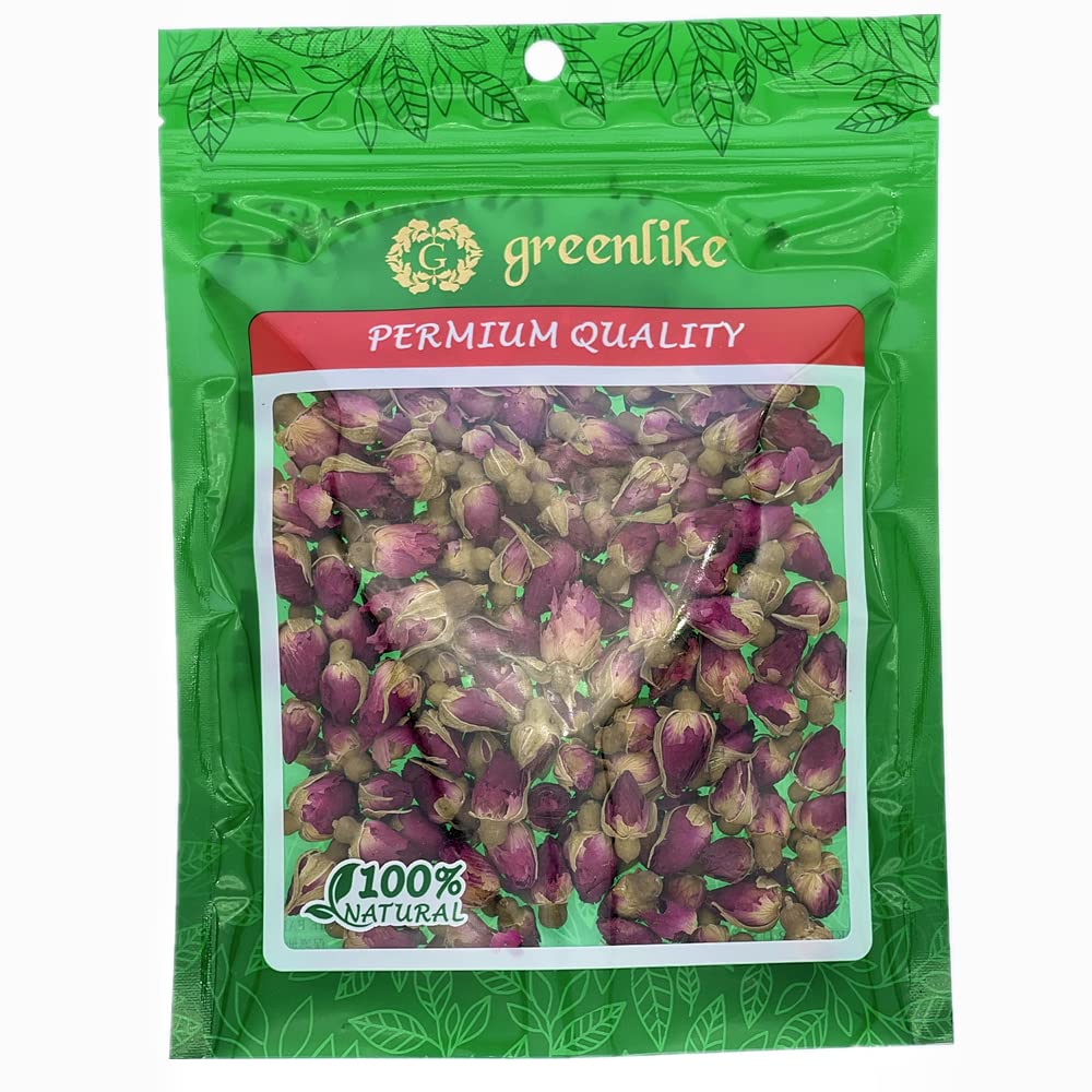 Greenlike Natural Dried Rosebud Flower Rose Bug tea 16oz Rose tea ??? ????
