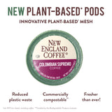 New England Coffee Colombian Supremo Medium Roast Single Serve Pods, 12ct Box (Pack of 1)