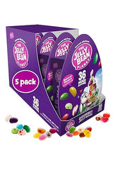 The Jelly Bean Planet Easter Egg Candy Jelly Beans Gift, Pack of 5, 8 oz x 5 - Gourmet Jellybeans with 36 Natural Fruit Flavors, Kosher, Gluten Free