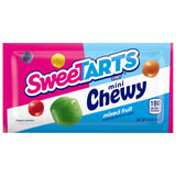 SweeTARTS Mini Chewy, Candy, Mixed Fruit, 1.8 oz, 24 count