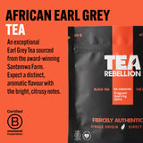 Tea Rebellion | African Earl Grey Black Tea | Fragrant, Aspiring, Spicy | Malawi Sourced | 60G Loose Leaf Tea