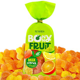 Roshen Bonny Fruit Jelly Candy, Citrus Mix, 7.05 oz (200g) - Soft Chewy Fruit Jelly Candies with Natural Pectin, Sugar Coated Citrusy Flavored Candy