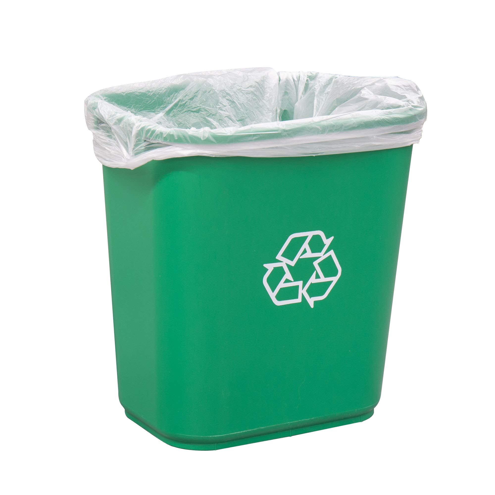 2.6 Gallon (10 Liter) Clear Small Trash Bags (440 Bags) 2 Gallon Bathroom Garbage Bags Plastic Wastebasket Can Liners for Home and Office Bins, 440