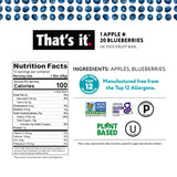 That's it. Variety Pack 100% Natural Real Fruit Bar, Best High Fiber Vegan, Gluten Free Healthy Snack, Paleo for Children & Adults, Non GMO No Added