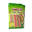 (1) 4.5 oz Bag Sweeto Sour Rainbow Belts Artficially Flavored - Made with Real Fruit Juice - Gummy Candy
