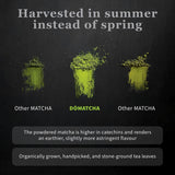 DoMatcha, Organic Summer Harvest Matcha Powder, Authentic Japanese Green Tea, Latte Grade, 2.82 oz