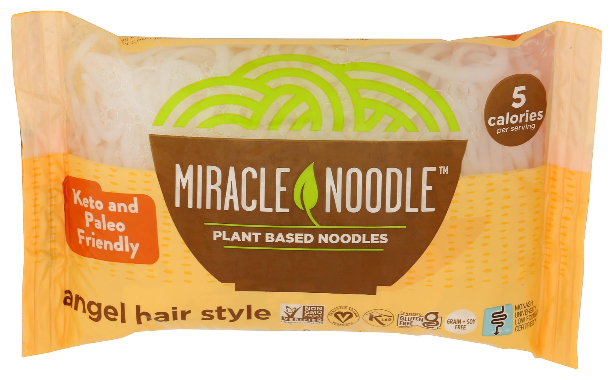 Miracle Noodle Pasta, Angel Hair, 7 Ounce (Pack of 1)