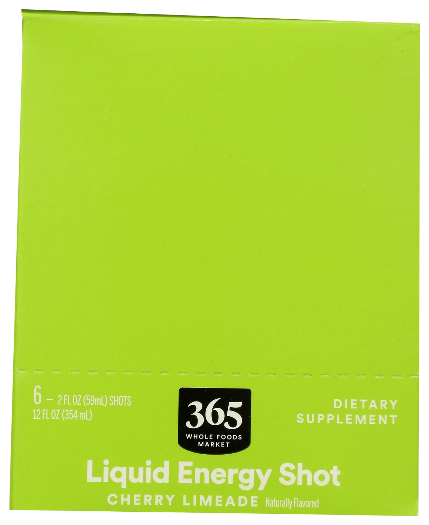 365 by Whole Foods Market Energy Shot, Cherry Limeade, 2 Fl Oz