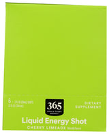 365 by Whole Foods Market Energy Shot, Cherry Limeade, 2 Fl Oz