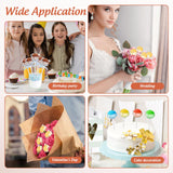 ULTECHNOVO 60Pcs Chocolate Ball Holder Case Candy Holder for Bouquet Chocolate Bouquet Base for Diy Candy Bouquets Round Fixed Base for Floral