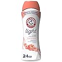 ARM & HAMMER Light In-Wash Scent Booster, No Heavy Perfumes, No Dyes, No Parabens, Peony Blossom Scent, 24 Oz