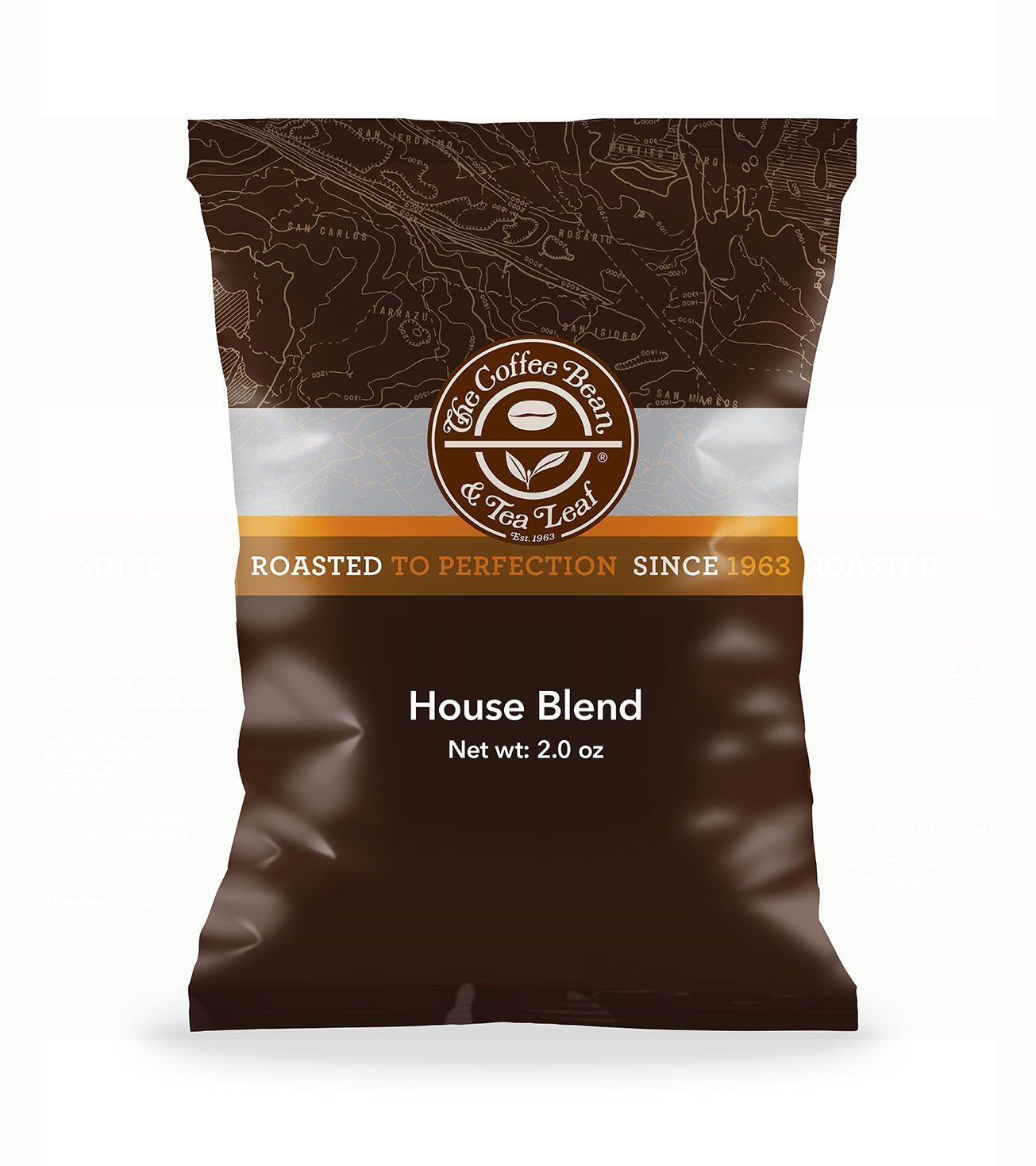 The Coffee Bean & Tea Leaf, House Blend, Light Roast Ground Coffee (Pack of 24)