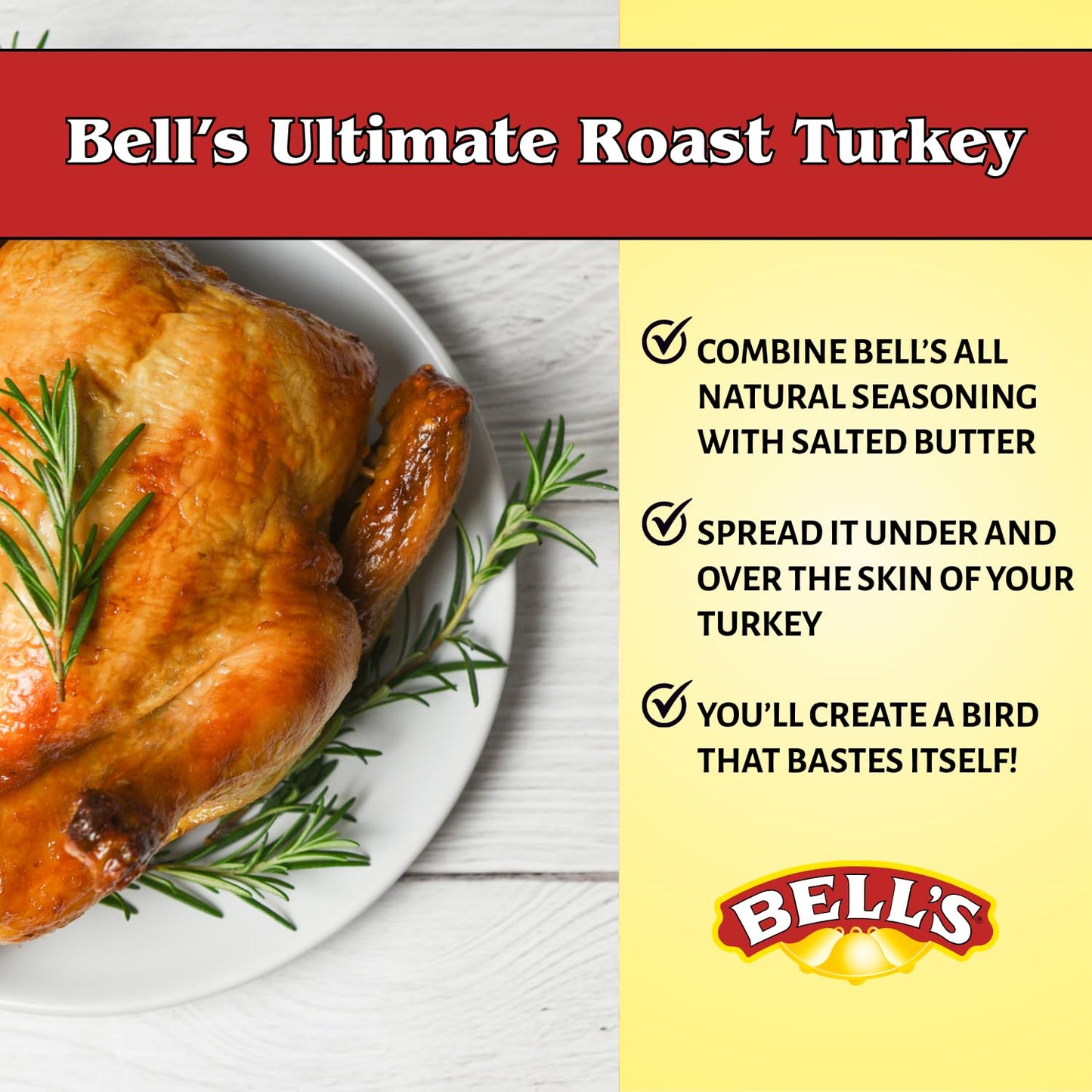 Bells Bell'S Poultry Seasoning, 1-Ounce Boxes (Pack of 6)