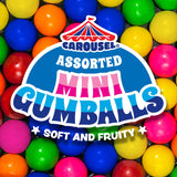 Carousel Assorted Mini Gumballs - Perfect for Gumball Machine Refills - 2lb Bag