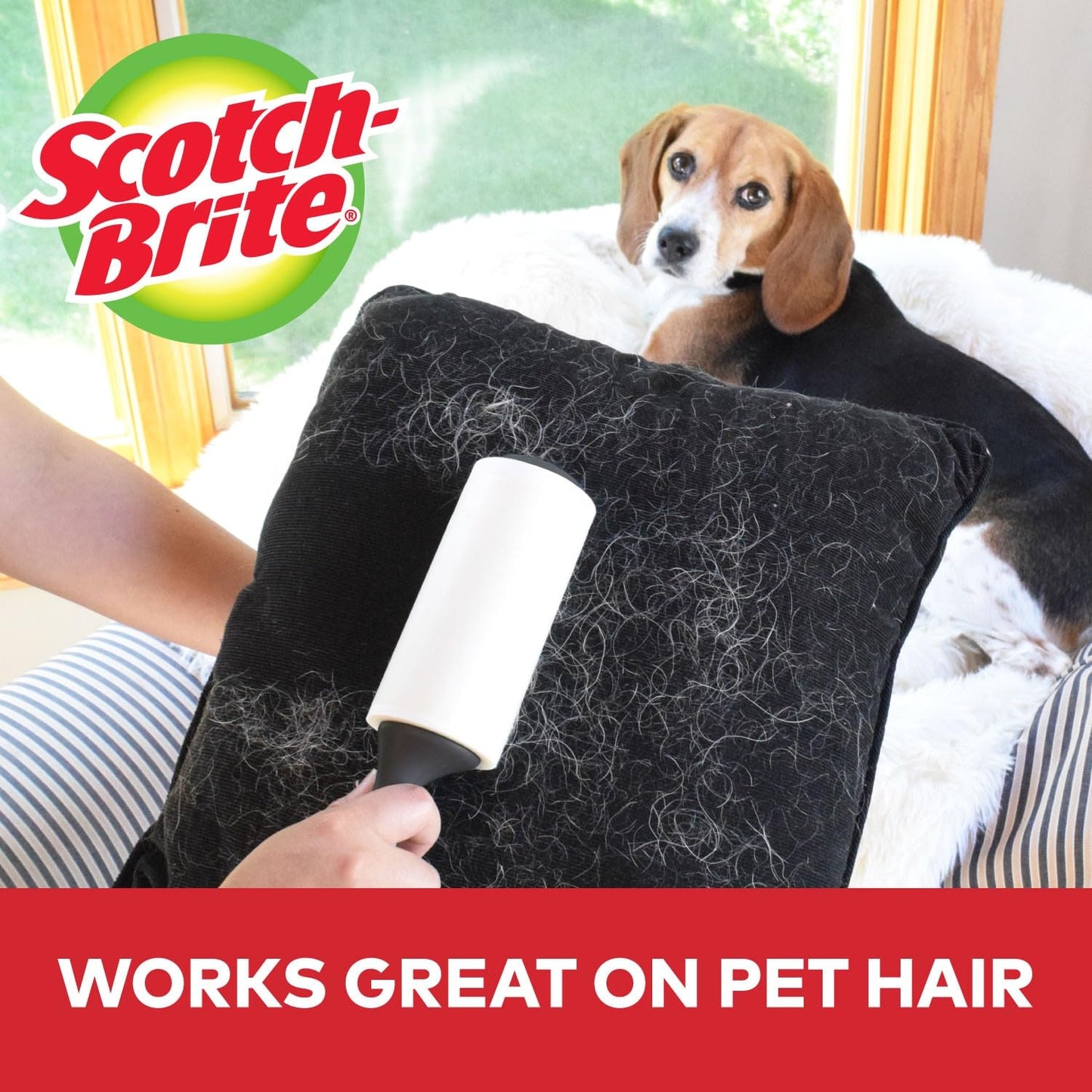 Scotch 3M Mini Lint Rollers 3-Pack (30 Sheets Each), Travel-Size Sticky Lint Removers for Clothes, Furniture and Pet Hair