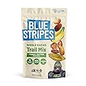 Blue Stripes - Trail Mix, Peanut Butter Banana, Cashews, Peanut Butter Chips, Healthy Snacks for Adults, Whole 70% Cacao, With Unrefined Sugar, Non