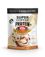 SUPER COFFEE Protein+, Instant Protein Coffee (0g Added Sugar, 25g Protein, 130 Calories),14 Oz | Keto Iced Smart Coffee Drinks (Vanilla)